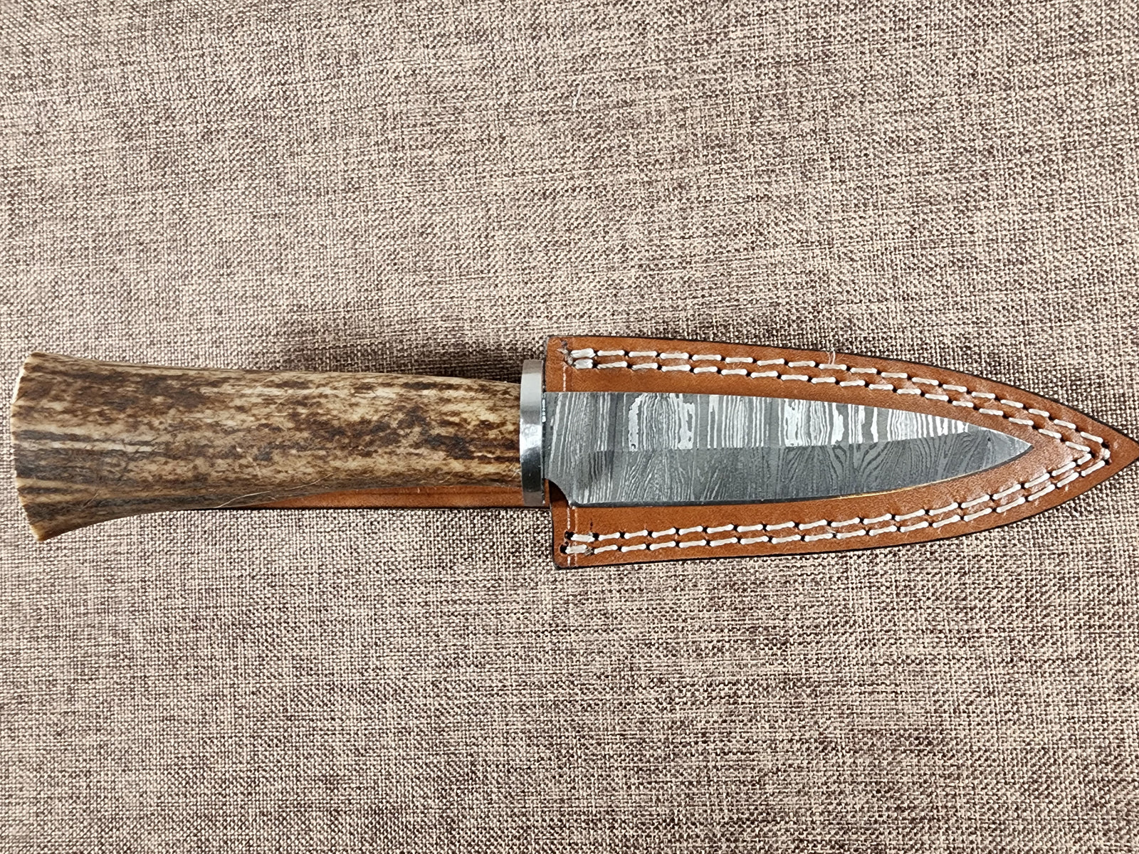 4" Damascus Spear Point #27