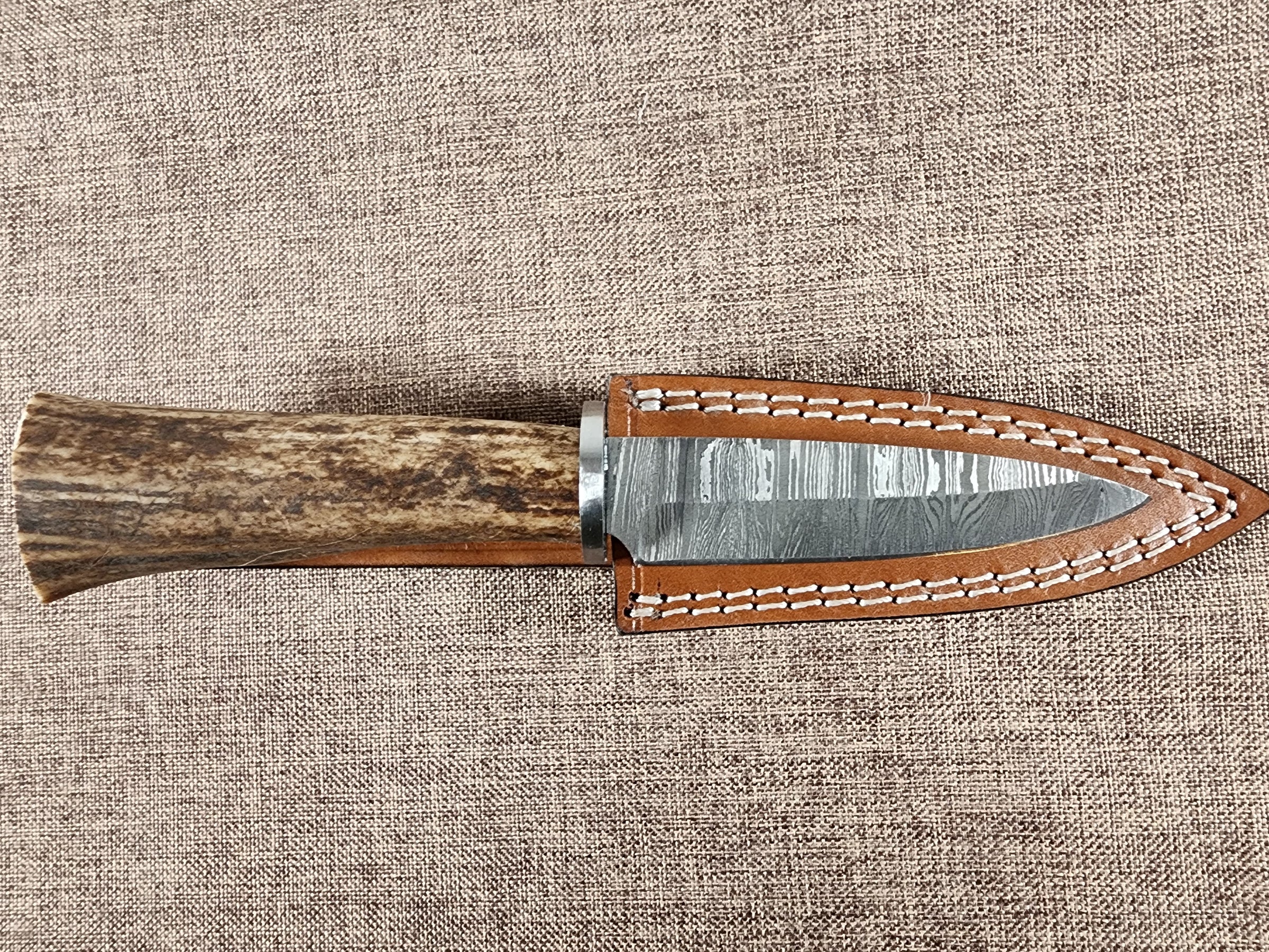 4" Damascus Spear Point #27