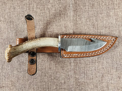 4" Damascus Gut Hook A05
