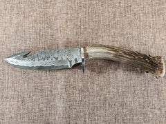 5" Damascus Gut Hook #51