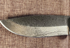 5" Damascus Drop Point 2C02