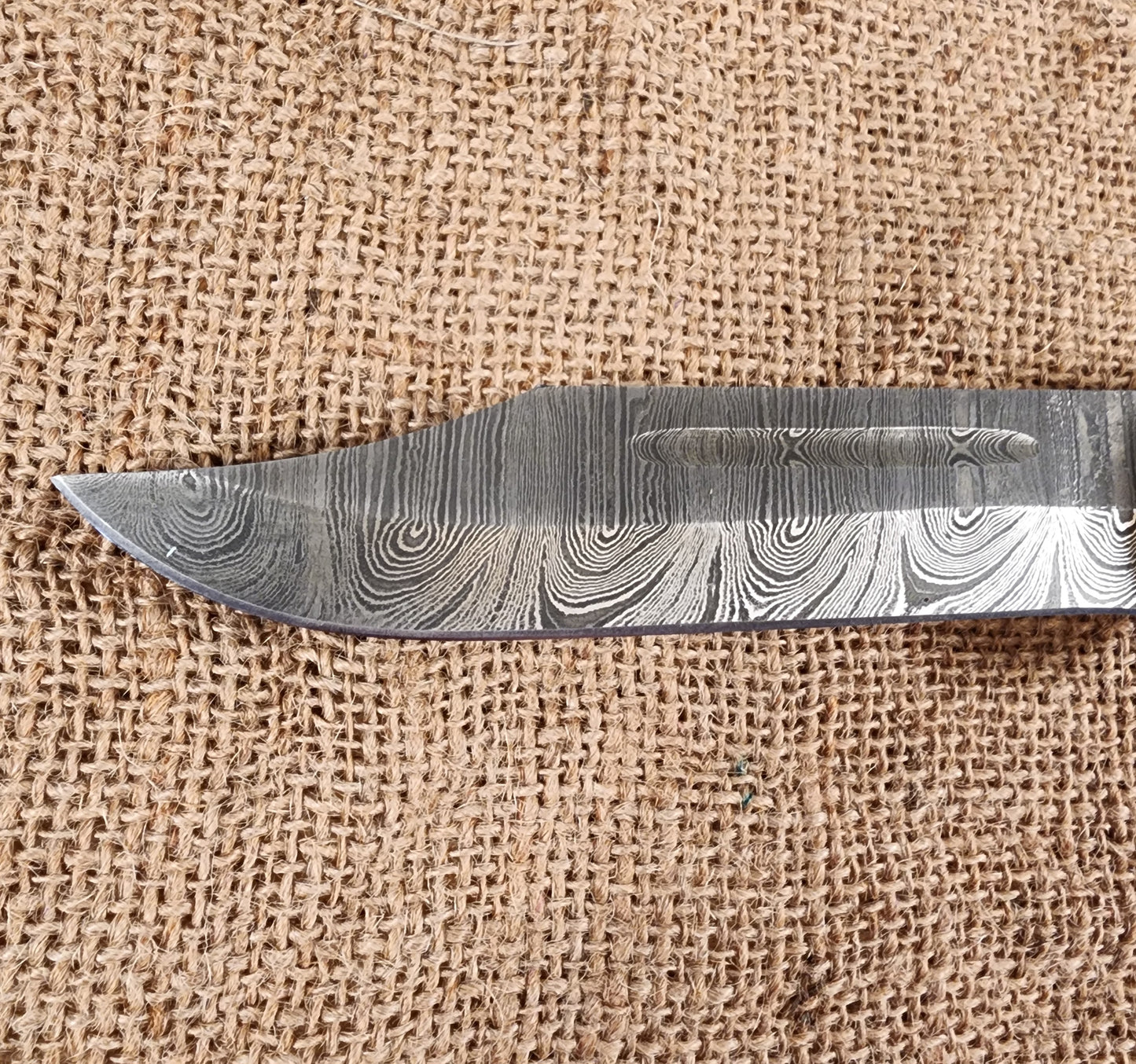 6" Damascus Clip Point #102