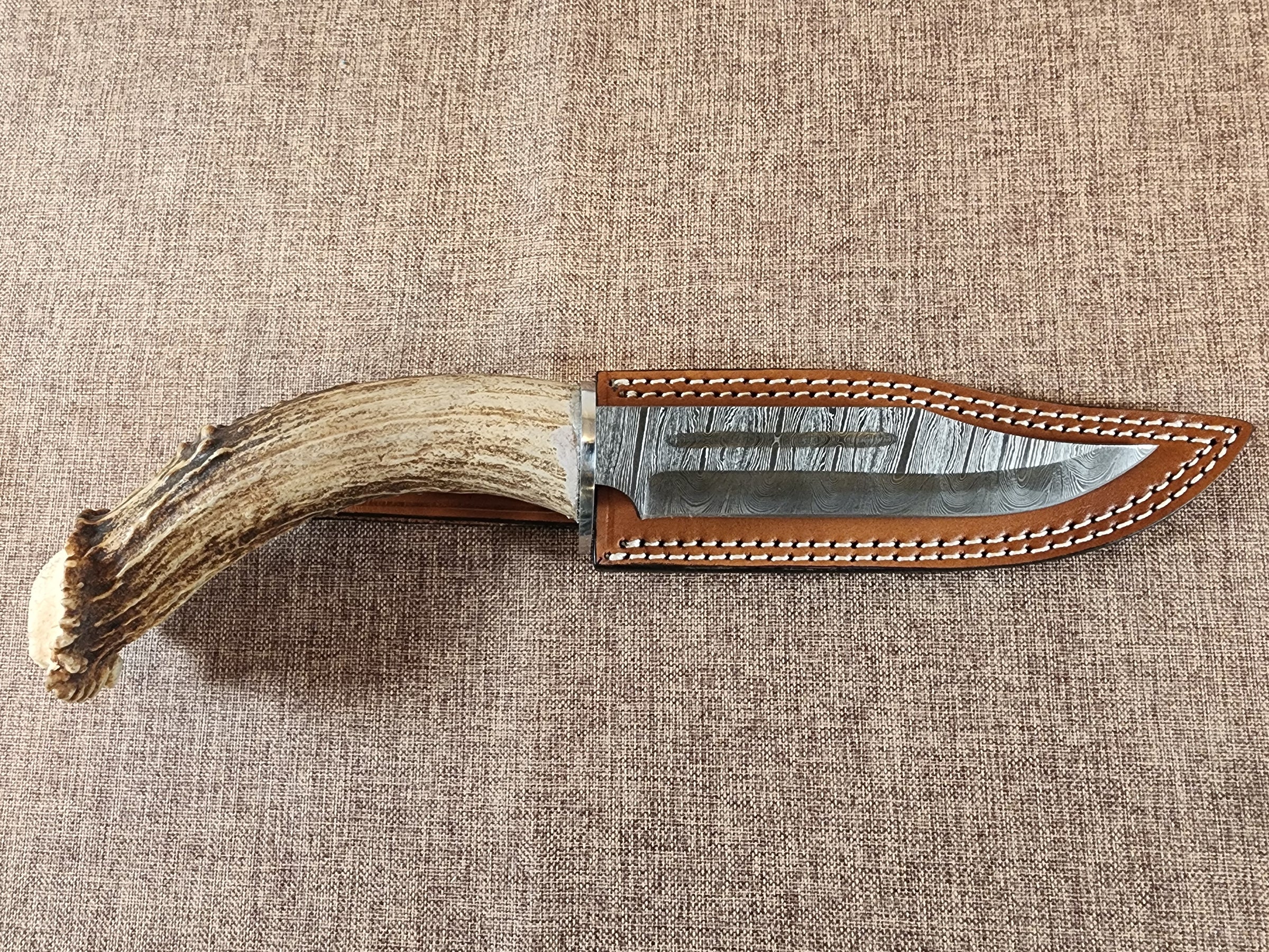 6" Damascus Clip Point #74
