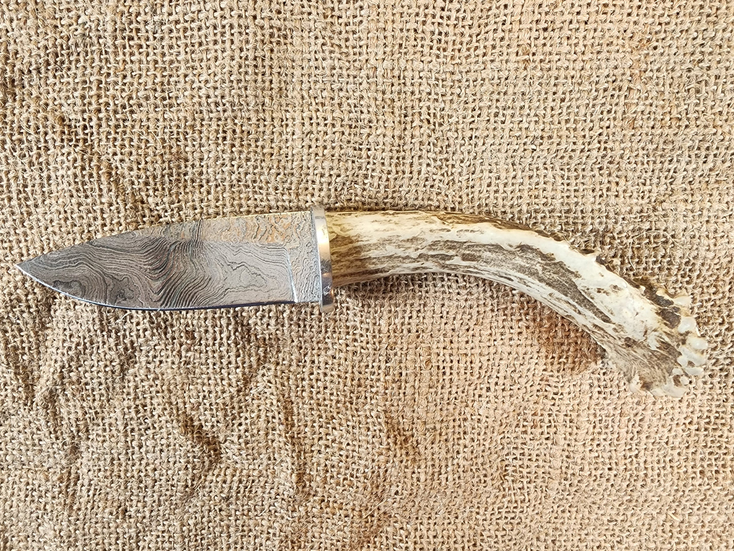 4" Damascus Drop Point #38