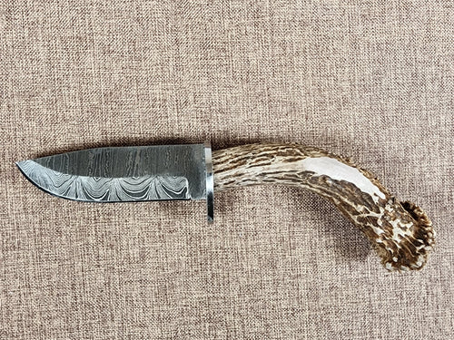 4" Damascus Drop Point C05