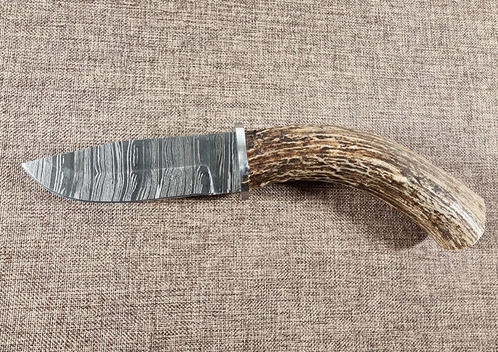 4" Damascus Drop Point #108