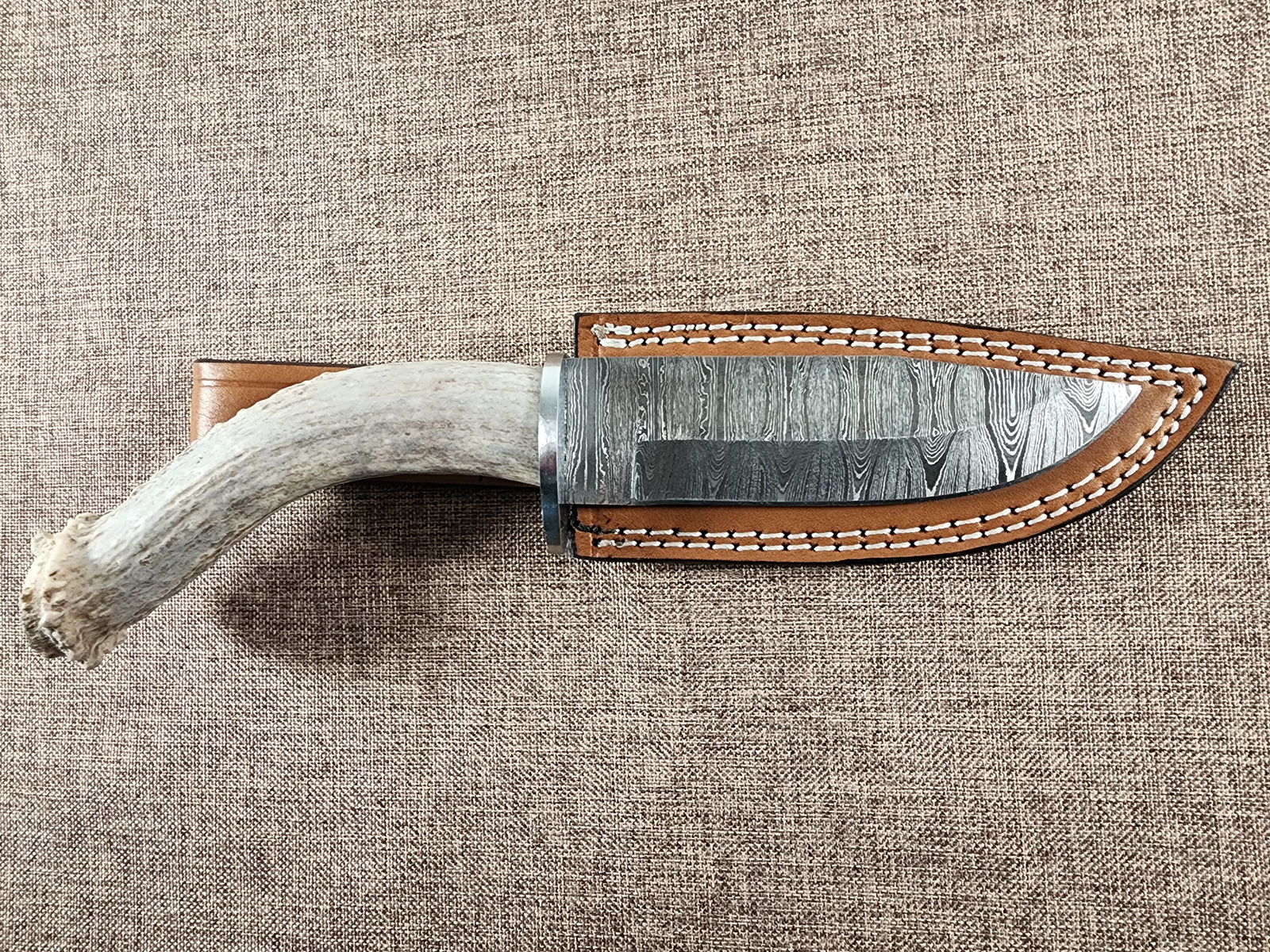 5" Damascus Drop Point #11