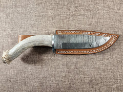 5" Damascus Drop Point #11