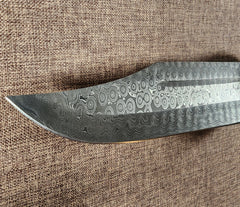 8" Damascus Bowie #168