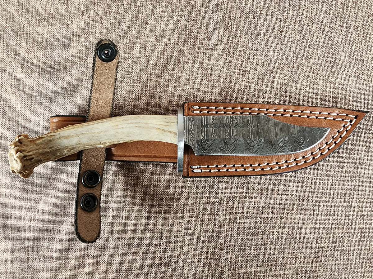 4" Damascus Clip Point B05