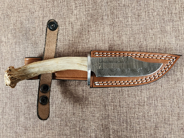 4" Damascus Clip Point B05