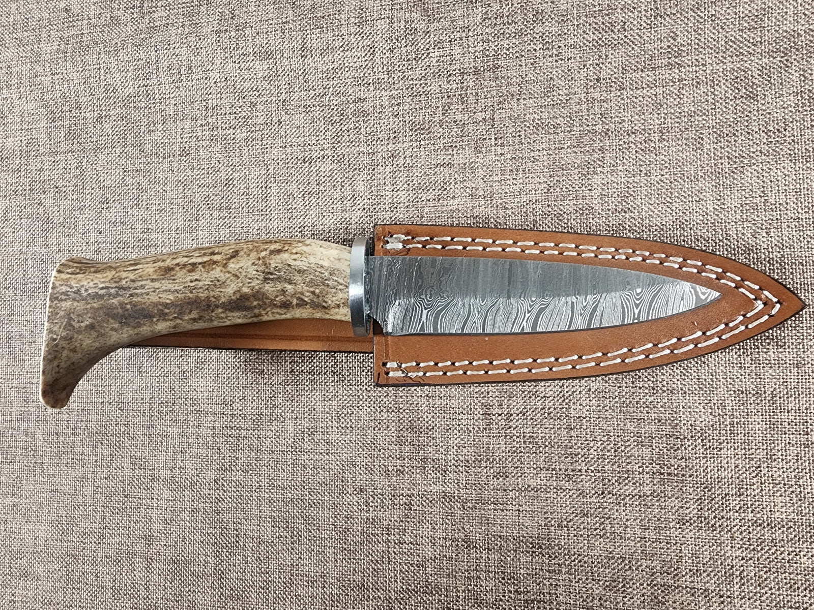 4" Damascus Spear Point #30