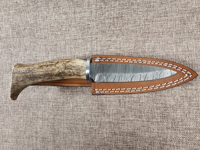 4" Damascus Spear Point #30