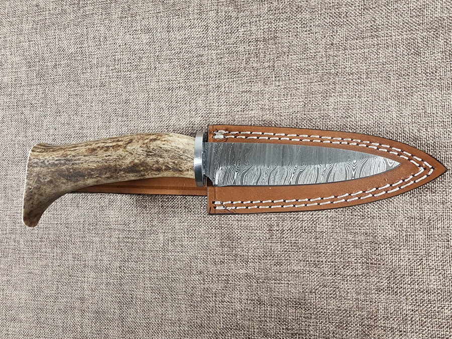 4" Damascus Spear Point #30