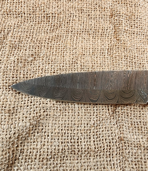 5" Damascus Spear Point #68