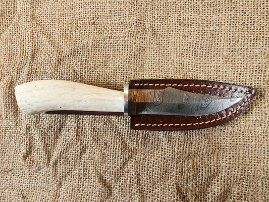 4" Damascus Drop Point #41