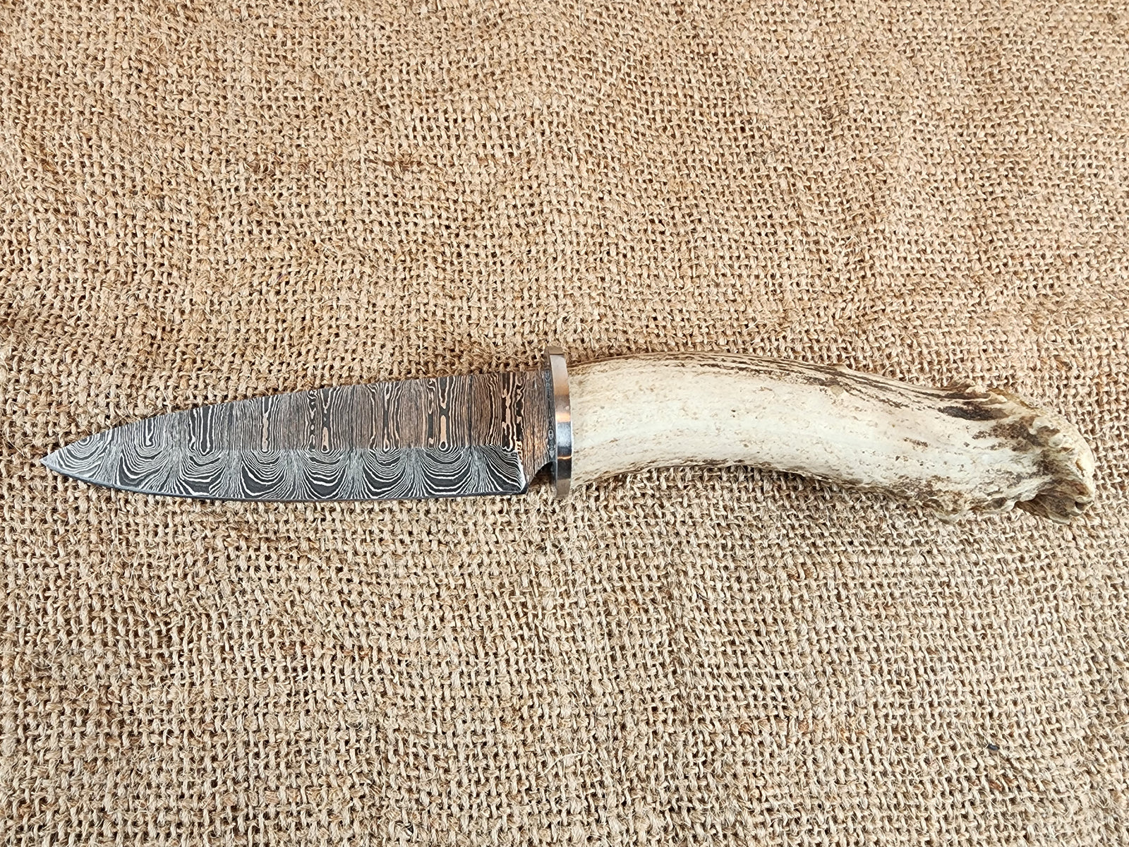 5" Damascus Spear Point #08