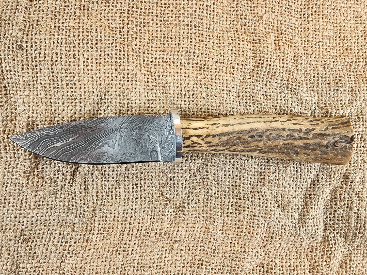 4" Damascus Drop Point #53