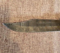 6" Damascus Drop Point #78