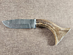 4" Damascus Drop Point #40