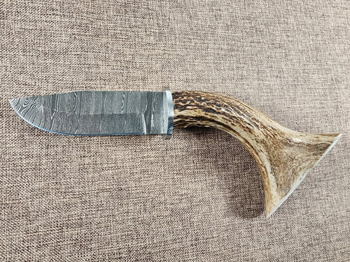 4" Damascus Drop Point #40