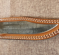 6" Damascus Clip Point #76