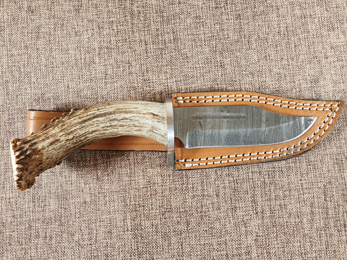 4" Damascus Clip Point #19
