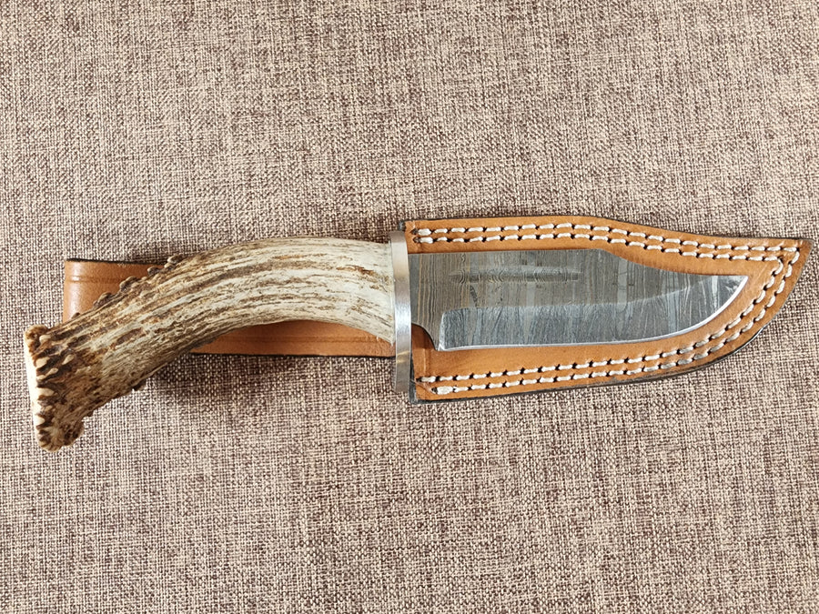 4" Damascus Clip Point #19