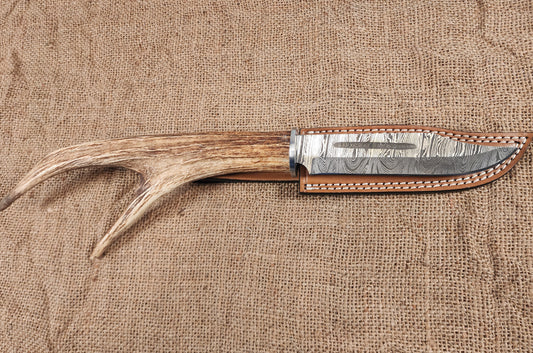 6" Damascus Clip Point #103