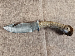 4" Damascus Gut Hook A05