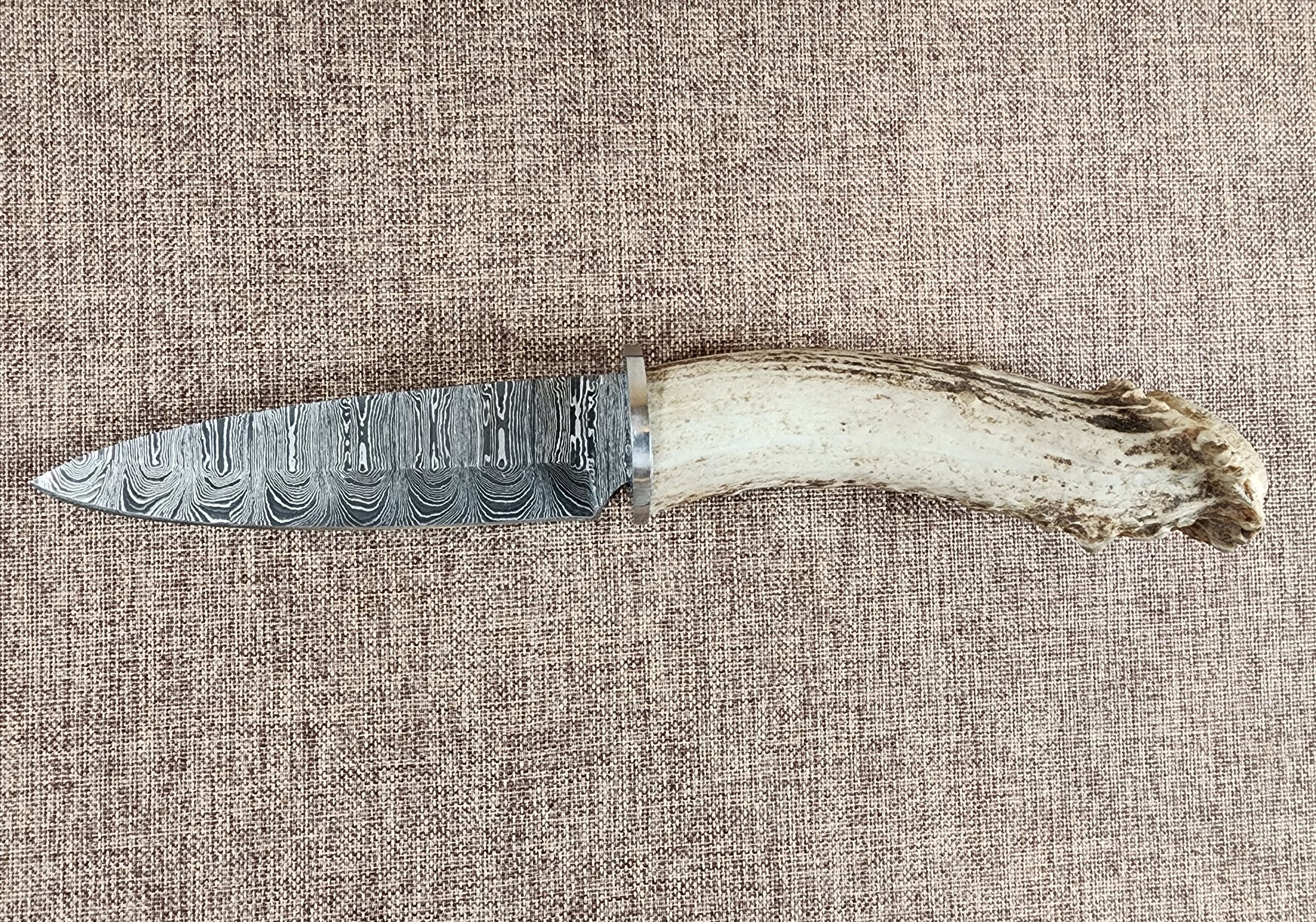 5" Damascus Spear Point #07