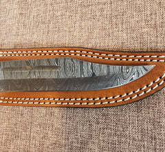 6" Damascus Clip Point #77