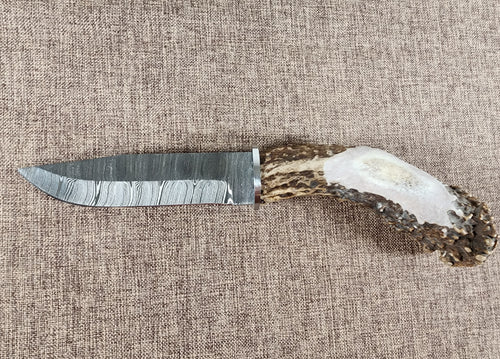 5" Damascus Drop Point #56