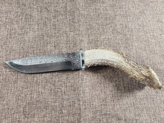 5" Damascus Drop Point #113