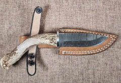 4" Damascus Drop Point C03