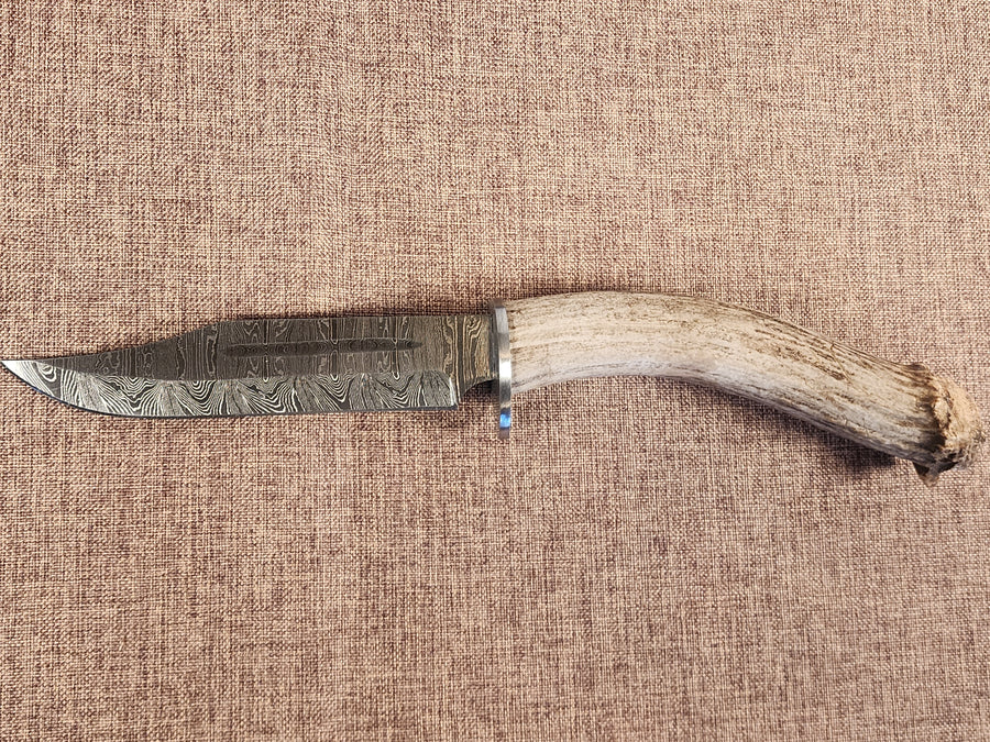 6" Damascus Clip Point 3B02