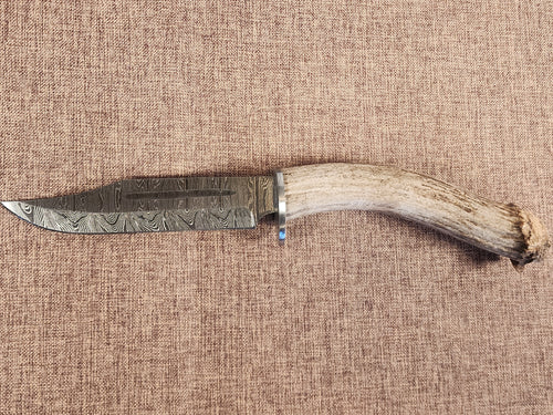 6" Damascus Clip Point 3B02