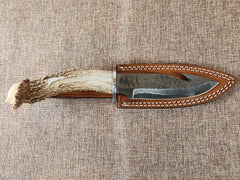 5" Damascus Gut Hook #58
