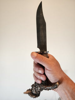 6" Damascus Clip Point #73