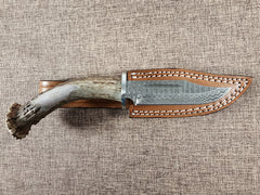 4" Damascus Clip Point #38