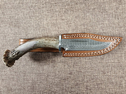 4" Damascus Clip Point #38