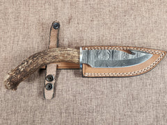 5" Damascus Gut Hook 2A07