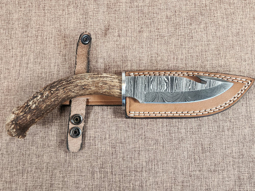 5" Damascus Gut Hook 2A07