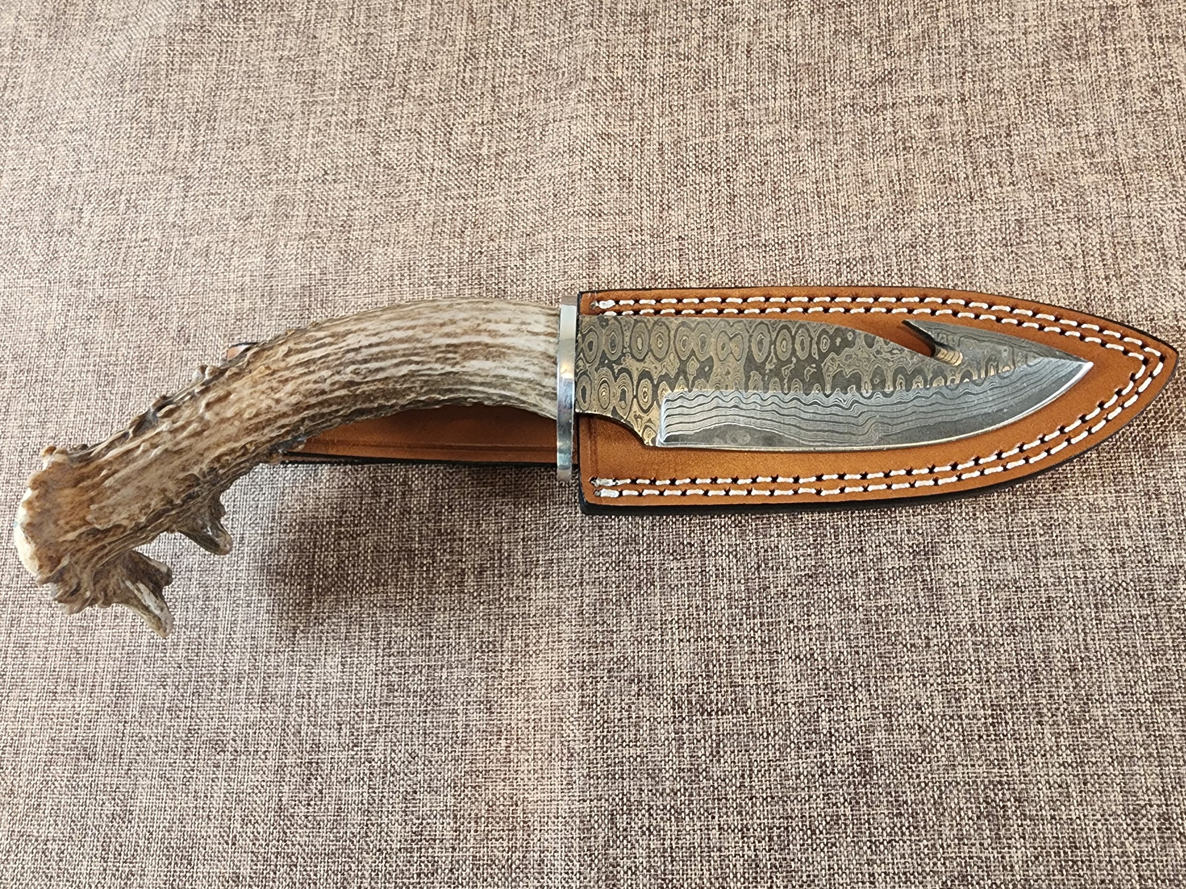 5" Damascus Gut Hook #50