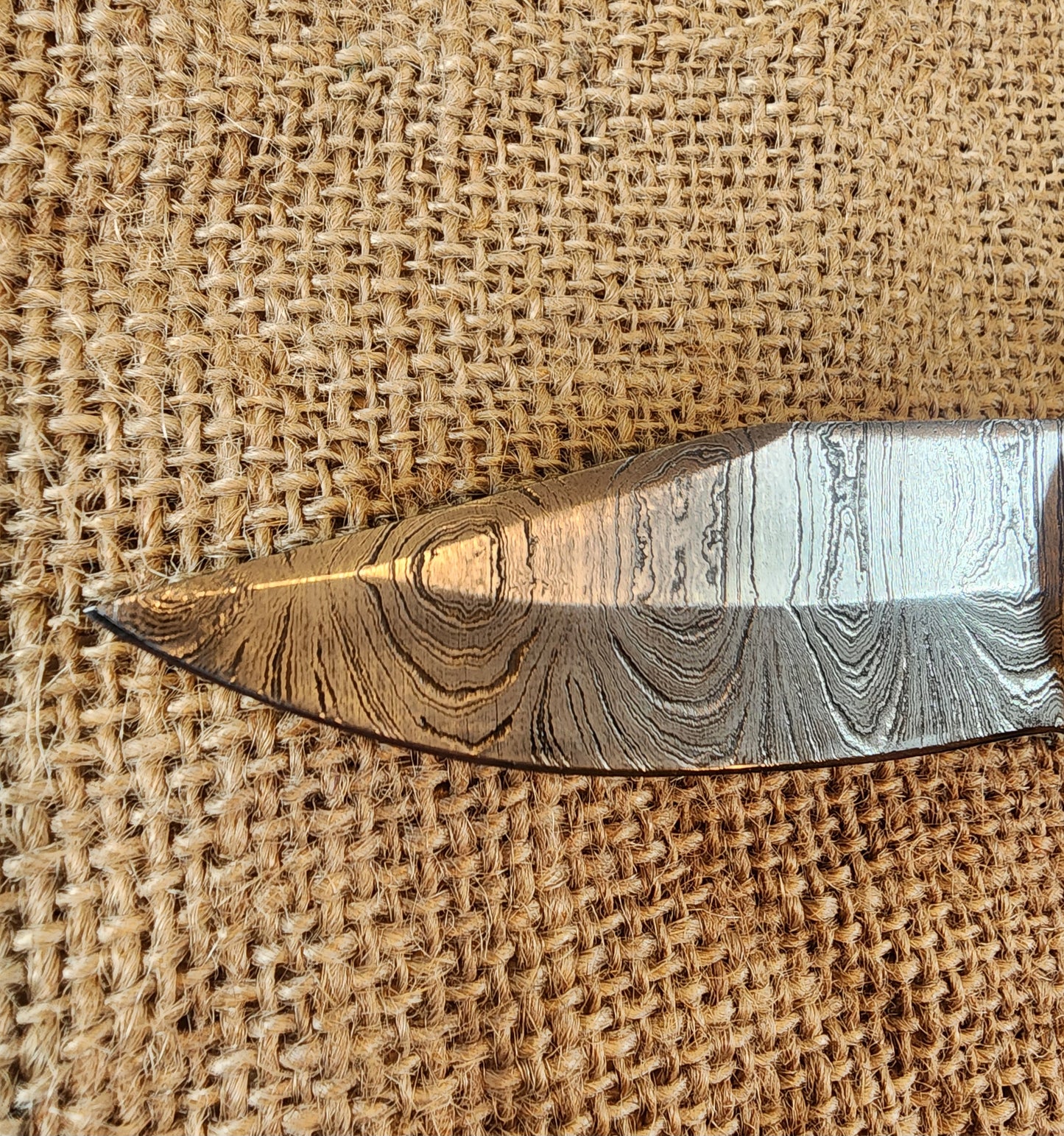 4" Damascus Drop Point #33