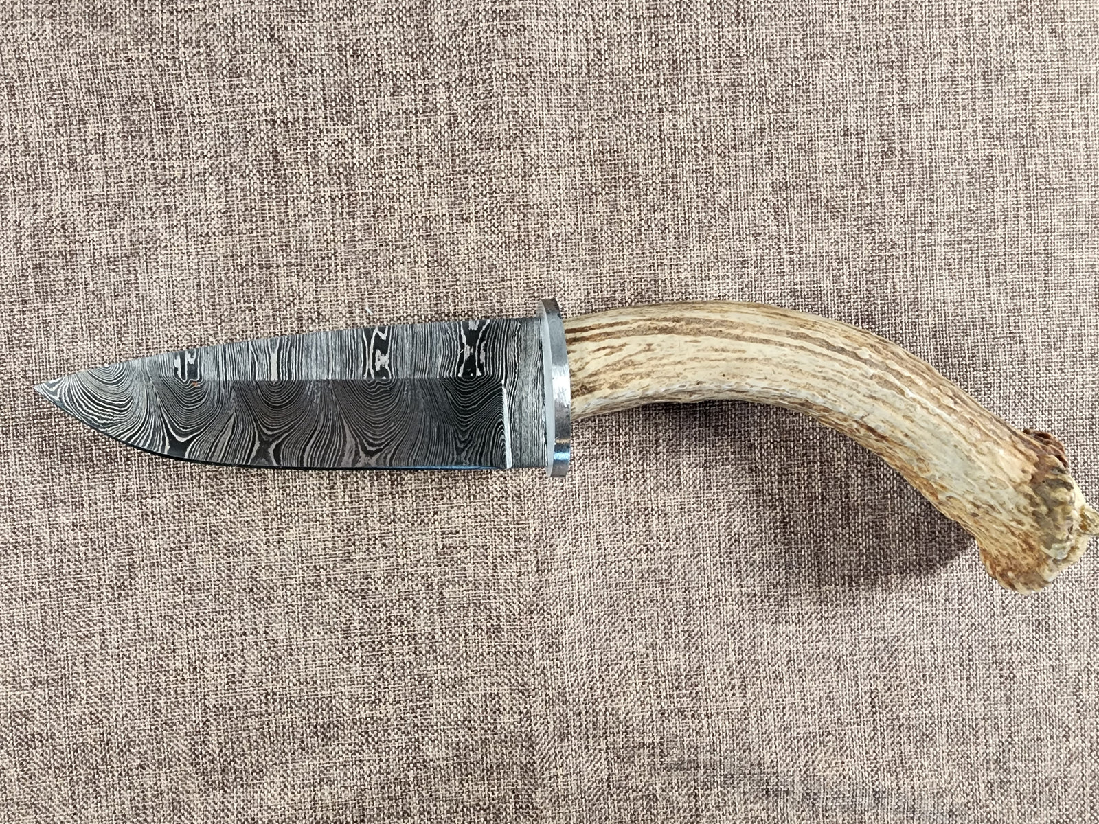 5" Damascus Drop Point #115