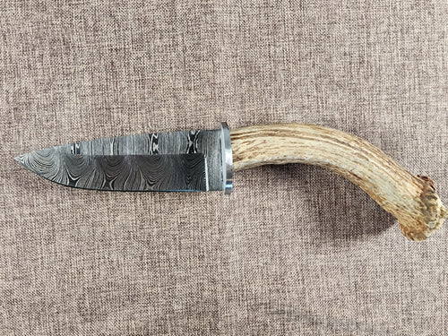 5" Damascus Drop Point #115