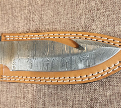 5" Damascus Gut Hook #48