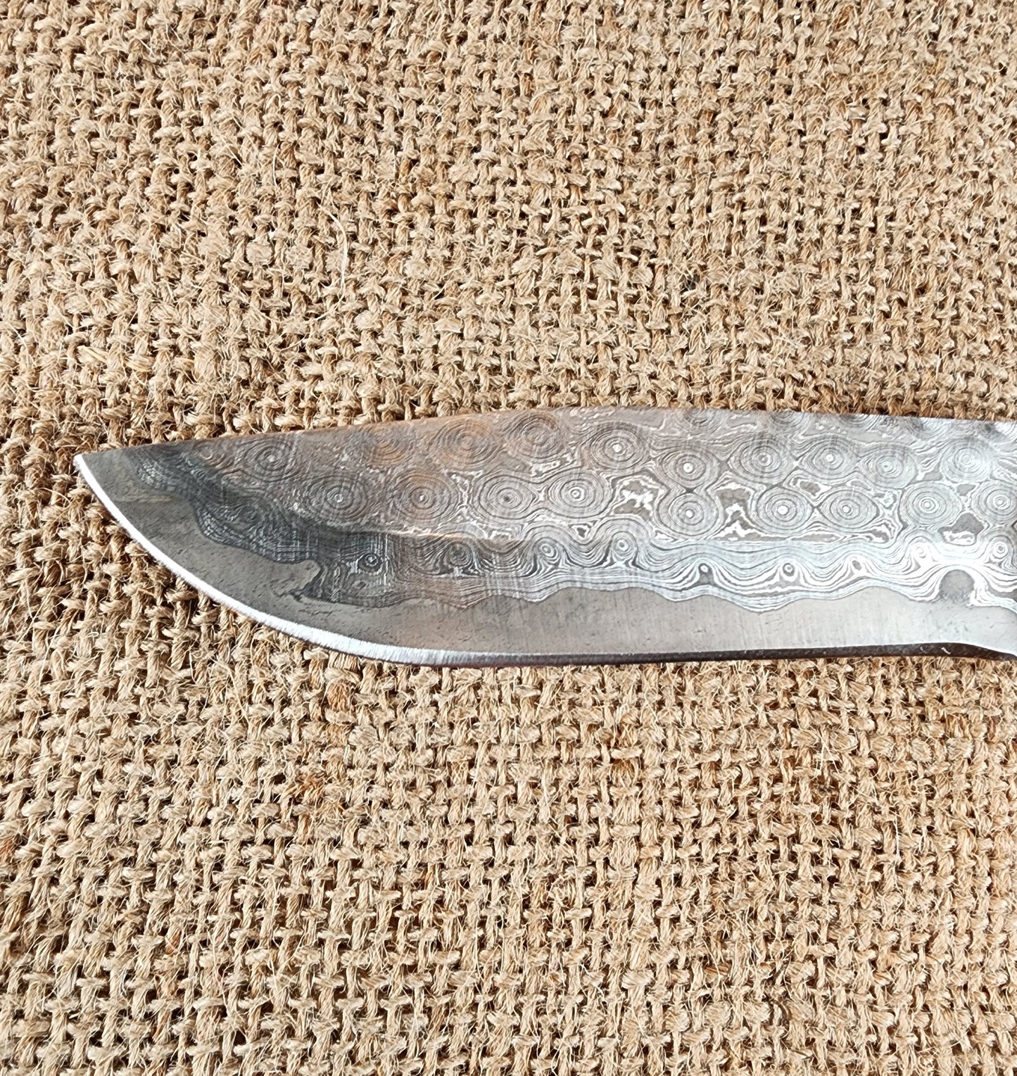 5" Damascus Drop Point #150